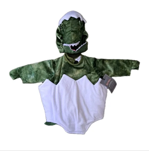 Pottery Barn Kids Baby T-Rex Egg Dino Halloween Costume NWT - Picture 3 of 6